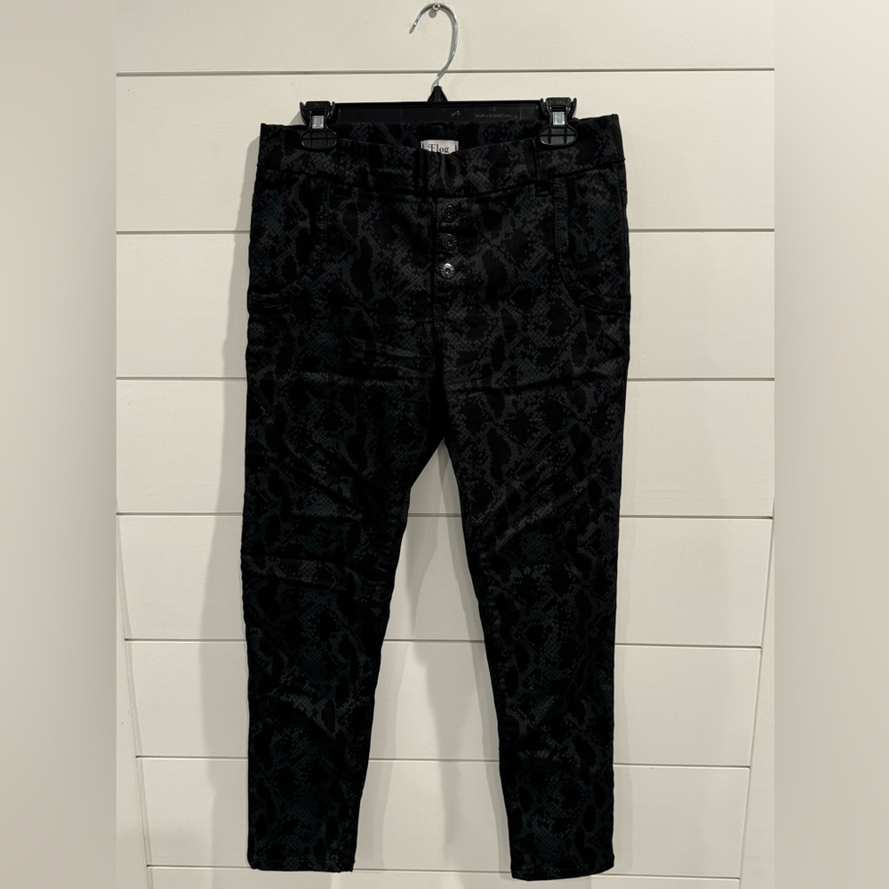 Bevy Flog Black Python Liron Pants - image 4